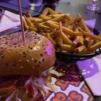 Good burger bad chips  at The Saucy Cow in Dublin