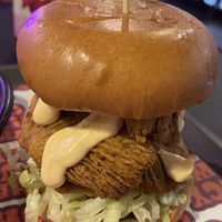 Secret Saucy mushroom burger   at The Saucy Cow in Dublin