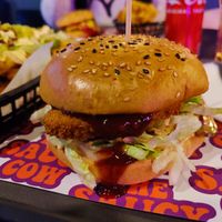 The Space Cowboy Burger at The Saucy Cow in Dublin