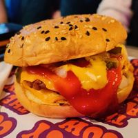 The Dzouble Cheeze Burger at The Saucy Cow in Dublin