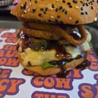 BBQ burger at The Saucy Cow in Dublin