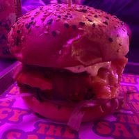 Classic burgerr  at The Saucy Cow in Dublin