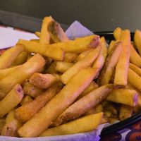 Skin on fries at The Saucy Cow in Dublin