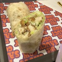 Chicken Caesar wrap  at The Saucy Cow in Dublin