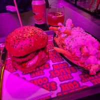 The most delicious burger I ever had! at The Saucy Cow in Dublin
