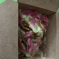 Avocado Crema Hashbrowns  at The Saucy Cow in Dublin