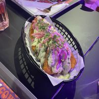 Avocado crema hashbrowns   at The Saucy Cow in Dublin