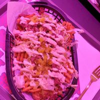 Beyond straps with waffel potatoe at The Saucy Cow in Dublin