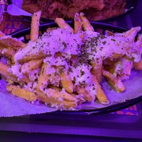 Garlic fries  at The Saucy Cow in Dublin
