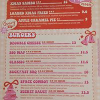 Festive menu 2025 at The Saucy Cow in Dublin