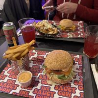 Classic with gluten-free bun   at The Saucy Cow in Dublin