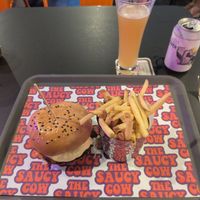 Big WAP with fries at The Saucy Cow in Dublin