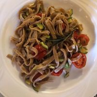 Tagliatelle di farro at Perlage in Piozzo
