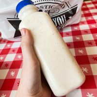Bottle of vegan ranch   at Hot Chicken Takeover in Columbus