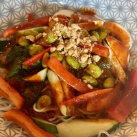 Glass noodle saladd  at MoschMosch - Europa-Allee in Frankfurt