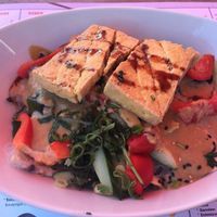 Salad with tofu  at MoschMosch - Europa-Allee in Frankfurt