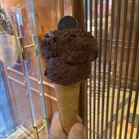 2 different types of chocolate   at Venchi in Florence