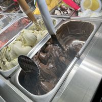 Real, heavy chocolate! Not the washed out stuff.  at Gelatiamo in Rhodes