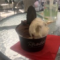 Chocolate and almond mix  at Gelatiamo in Rhodes