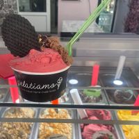   at Gelatiamo in Rhodes