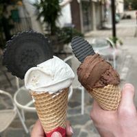   at Gelatiamo in Rhodes