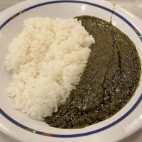 Vegan spinach curry rice  at Cafeteria Wakaba - University of Tokyo in Tokyo
