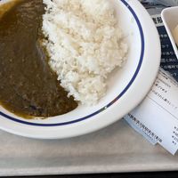 Vegan curry and cold tofu as a side!  at Cafeteria Wakaba - University of Tokyo in Tokyo