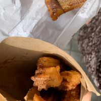 vegqn churros!   at Xurreria Trebol in Barcelona