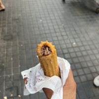 Vegan chocolate   at Xurreria Trebol in Barcelona