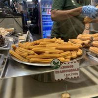 Plain churros  at Xurreria Trebol in Barcelona