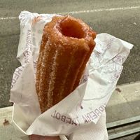Churros mit Marmelade  at Xurreria Trebol in Barcelona