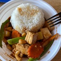 Cashew nut lunch special with tofu  at Ploy in Lancaster