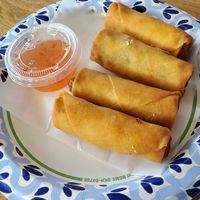 Spring rolls at Ploy in Lancaster
