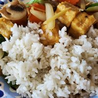 Ginger tofu stir fry at Ploy in Lancaster