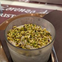 Vegan pistacchio dessert at Lorenzo de' Medici in Florence