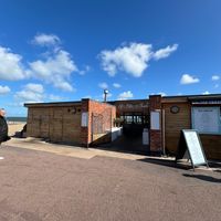 Exterior on the beach  at Southsea Beach Cafe in Southsea