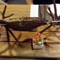 Grilled 'fish' at Jing Fun Vegetarian in Beijing