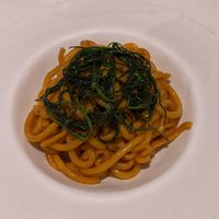 Pasta curry e agretti at Locanda del Carmine in Pavia