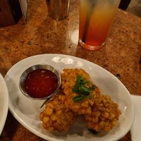 Corn fritters at Kinn Thai in Mill Park