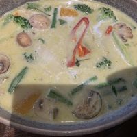 Green curry. Very sweet and not great    at Kinn Thai in Mill Park