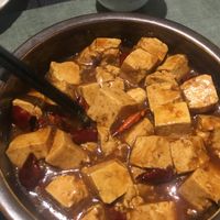 Tofu dish at Beijing Zheng Long Zhai in Beijing