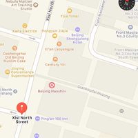 Map of the main road you need to be on at Beijing Zheng Long Zhai in Beijing