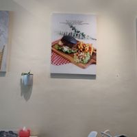 Wall art at Bodhi Tree Vegetarian Cafe - 菩提树 in Penang