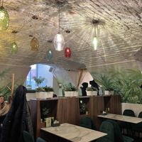 Inside cafe   at Sattva - Tverskaya in Moscow