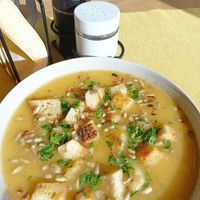 Zupa krem z dyni i brukwi at Strąk Man in Banino