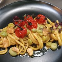 Curry pasta at Lento in Antwerpen