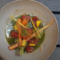 Gazpacho at Lento in Antwerpen