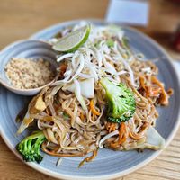 Vegan pad thai at Yaya Mee in Stockholm
