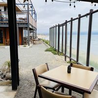 Outdoor seating   at Rincon Arabe in Ensenada