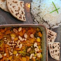 Vegan curry at Max Garden in Santa Cruz